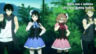 Kyoukai no Kanata Idols song  Yakusoku no kizun eng sub with lyrics HD [upl. by Ahsiela]