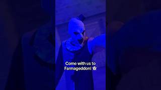 Farmageddon 👻 farmaggedon hauntedhouse scareactor halloweenevent halloween spookyseason art [upl. by Denise]