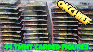 44 TMNT CARDED FIGURES [upl. by Ahsiei]