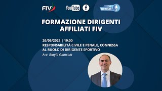 Formazione Dirigenti Affiliati FIV [upl. by Annoled]