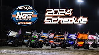 2024 World of Outlaws Sprint Cars Schedule Announcement [upl. by Marlane]