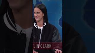 Kaitlyn Clark From College Hoops to WNBA Draft Exclusive Interview snl49 snl funny [upl. by Thaddus]