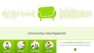 Chemisches Gleichgewicht einfach erklärt  sofatutor [upl. by Acimahs]