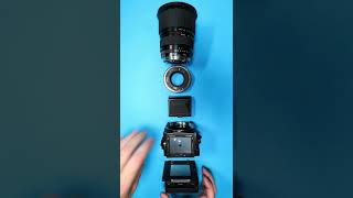 Bronica ETRSi assembly with E 14 extension tube [upl. by Yarahs]