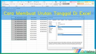 Cara Membuat Urutan Tanggal di Excel [upl. by Scheer235]