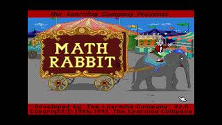 Gameplay  1854 Math Rabbit Tandy 1000  43 [upl. by Park]