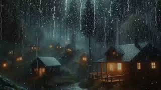 Rain and Thunder Sounds to Sleep Fast  Deep Sleep with Heavy Rain on Tin Roof Relax Study ASMR [upl. by Akcire]