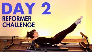 Pilates Reformer Workout Challenge  2024 Jumpstart  DAY 2  FULL BODY  Extra Lower Abs amp Obliques [upl. by Raynah939]