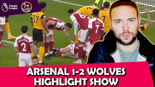 Mikel Arteta OUT  Shocking Raul Jimenez Injury  Arsenal 12 Wolves EPL Highlights Show [upl. by Cavanaugh699]