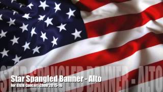 Star Spangled Banner  Alto [upl. by Lemcke]