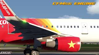 AEROFLY FS 4 A321  Makassar Indonesia Airport Two 2 Engines [upl. by Chrisy]