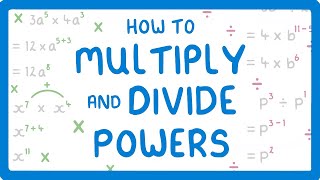 GCSE Maths  How to Multiply and Divide Numbers With Powers Powers Part 26 30 [upl. by Indys299]