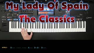 My Lady Of Spain  The Classics Cover eingespielt mit titelbezogenem Style au Yamaha Genos 2 [upl. by Bowman]