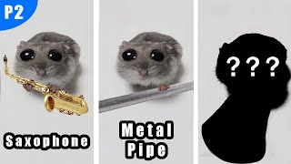 Sad Hamster plays different instruments [upl. by Notsua]