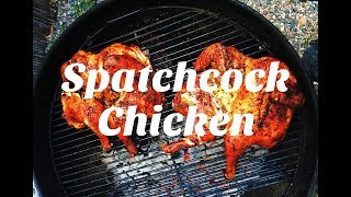 Spatchcock Chicken on the Weber [upl. by Hike]