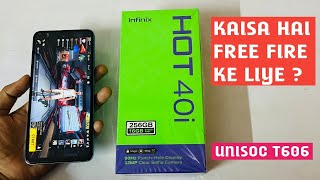 INFINIX HOT 40i FREE FIRE GAME TEST HEATING AND BATTERY TEST HEATING PROBLEM [upl. by Amairam]