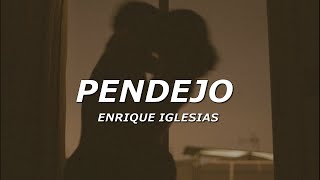 Enrique Iglesias  Pendejo LetraLyrics [upl. by Gladis523]