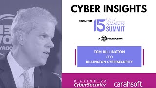 Cyber Insights with Tom Billington CEO  Billington CyberSecurity [upl. by Ixel422]