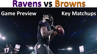 RAVENS VS BROWNS PREVIEW  Can this Ravens Wagon Keep Rolling [upl. by Eidde]