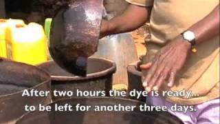 ADINKRA SYMBOLS GHANA Part 1 THE DYE MAKING [upl. by Sholley506]