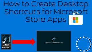 How to Create Desktop Shortcuts for Microsoft Store Apps [upl. by Nyl]