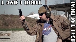 1 and 1 Handgun Drill Shoot One Reload Shoot One Glock 17 [upl. by Lekkim]