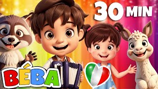 30 MINUTI DI CANZONI PER BAMBINI  Canzoni per bambini in italiano  30 MIN  BÉBA [upl. by Crowe189]