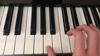 Stereotypical Chinese Oriental Riff Jingle Piano Tutorial Easy [upl. by Noicpesnoc]