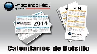 Calendarios de Bolsillo Templates Photoshop Fácil Yanko0 [upl. by Mathew538]