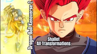 Shallot all transformations Dragon Ball Xenoverse 2 [upl. by Erreipnaej]