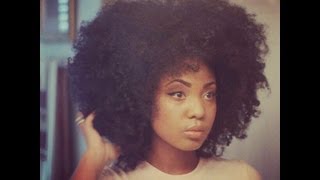 Natural Hair Curly Afro Tutorial [upl. by Merrell170]