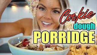 MEGA Cookie dough Porridge 🍪☀️Vegan 🌱 Fitness Rezept [upl. by Anij]