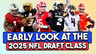 The Top 2025 NFL Draft Prospects in this NEVER TOO EARLY look at the QB RB WR and TE Positions [upl. by Michiko]