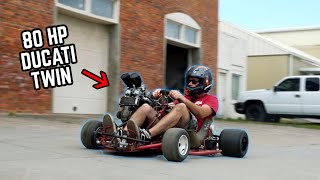 Reviving our 900cc Ducati Go Kart  Test Rips  Ducarti Returns [upl. by Os731]