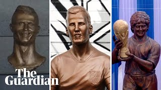 More like someones nan A look at footballers and their terrible statues [upl. by Neelac]