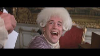 AMADEUS REMASTERED HD  MOZART INSULTS SALIERI  PLAYS HIS OWN PIECE BETTER THAN HE DID [upl. by Storfer74]