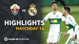 Highlights Elche CF vs Real Madrid 11 [upl. by Herson]