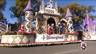 2016 Rose Parade  Disneyland 60th Anniversary Rose Parade Float HD [upl. by Plotkin]