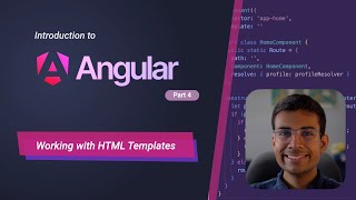 Intro to Angular 4 Working with HTML Templates [upl. by Oijile785]