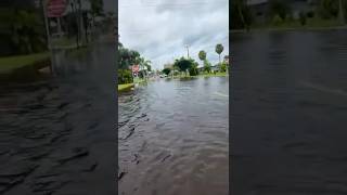 Up To My Knees In Water Hurricane Helene florida america hurricane floridalife flood fun [upl. by Lerud768]