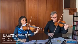 Adele Anthony amp Gil Shaham  LeClair Sonata No 5 [upl. by Ulah380]