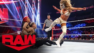 Belair vs Ripley vs Morgan vs Vega vs Carmella – Fatal 5Way Match Raw Nov 8 2021 [upl. by Marsden]