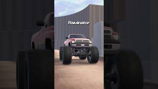 Raminator Predator Machauler or Madtruck Race Cars  Game Race Days shorts [upl. by Emad]