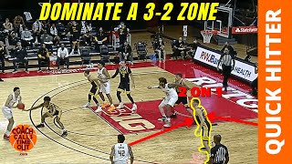 Zone Offense vs 32 Zone Defense to OPEN Shooters on the Back Side aka 122 Zone [upl. by Rehpotsirhcnhoj274]