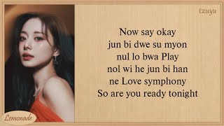 TZUYU Run Away Easy Lyrics [upl. by Aihsram]