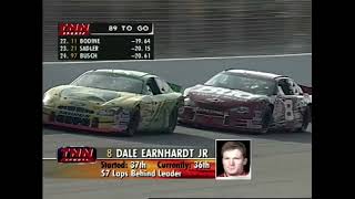 Dale Earnhardt Jr Intimidating Kurt Busch  2000 Pop Secret Microwave Popcorn 400 [upl. by Yrennalf]