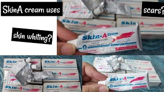 SkinA cream Detail Review ScarsAcnewhiting open pores [upl. by Jeffie118]