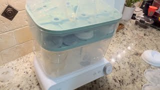 Unboxing amp using the Momcozy Large Bottle Sterilizer amp dryer [upl. by Celle]