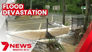 Queensland flood disaster leaves trail of destruction across the South East  7NEWS [upl. by Gnoh]