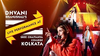 Dhvani Bhanushali  Live at Sree Chaitanya College Kolkata [upl. by Tandie]